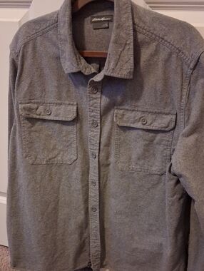 Eddie Bauer Outdoor Cozy Cold Weather Chamois Shirt